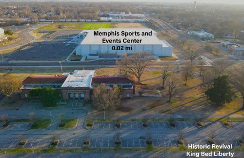 Historic Revival King Bed Liberty Bowl Memphis 893 - Foto 23