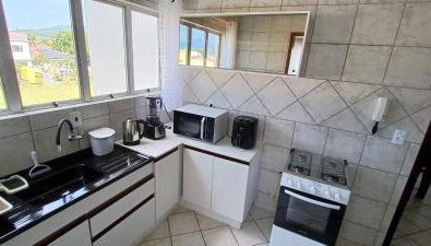 Apto 102 Figueira Parque - Mobiliado 2 quartos - Foto 2, stove, minibar