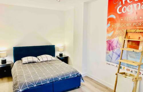 Le Quai 2, ancien Moulin au Bord de la Charente - Charme et Sérénité à Jarnac - Foto 4