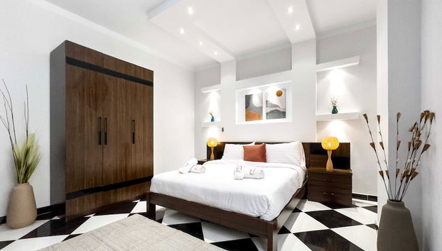 Serene & Spacey 2bdr 15 Min From CAI Airport - Foto 5, Habitación