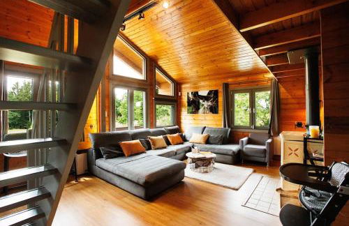 Pétillant Chalet aux 3 étangs avec SPA, Sauna et Véranda - Foto 5