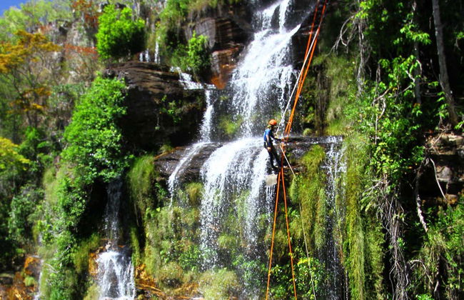 Rapel na cachoeira Almécegas - Foto 6