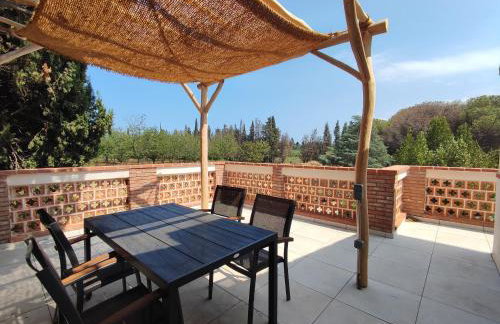 Appartement rénové avec clim, piscine, WiFi et parking à Palau-del-Vidre - FR-1-776-108 - Foto 1