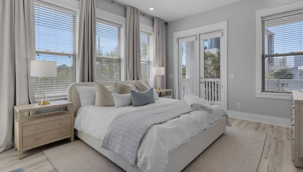 Steps From the Seagrove Beach - Gulf Views - Sleeps 10 - Community Pool - Foto 2, Habitación