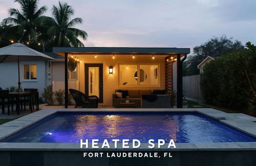 Private Heated Plunge Pool Spa and Secluded Patio - Fort Lauderdale - Foto 19