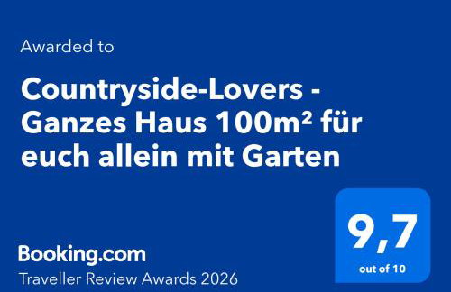Countryside-Lovers - Ganzes Haus 100m² für euch allein mit Garten - Foto 10