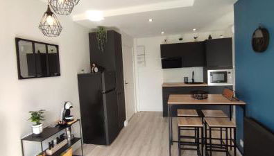 Indy Appart - T2 moderne - Eurexpo - Parking - Balcon vue - Calme Propre - Foto 2, pet friendly, minibar