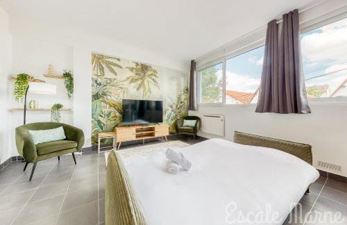 escale-marne fr - Amazonia Loft- AC - Climatisation - Parking Gratuit - 001 - Foto 5