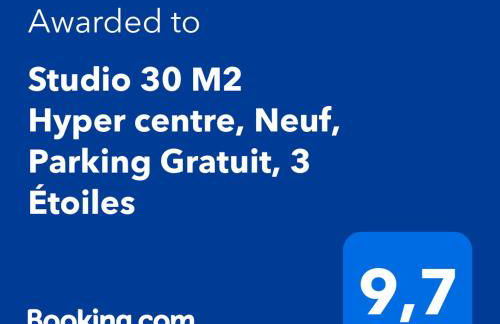 Studio 30 M2 Hyper centre, Neuf, Parking Gratuit, 3 Étoiles - Foto 2
