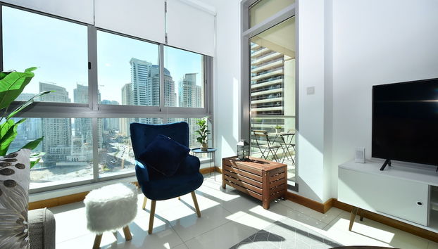 BBL - Stylish 1BR with balcony in Marina - Foto 2, Habitación