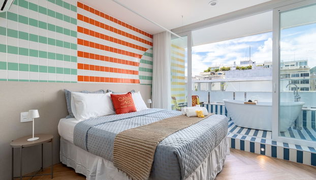 Sea View and Balcony With Bathtub Q4 - Foto 4, Habitación