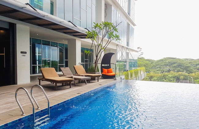 Comfort And High Floor Studio At Brooklyn Alam Sutera Apartment - Foto 10