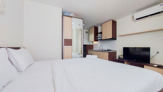 Homey Studio At Bintaro Icon Apartment - Foto 3, Habitación