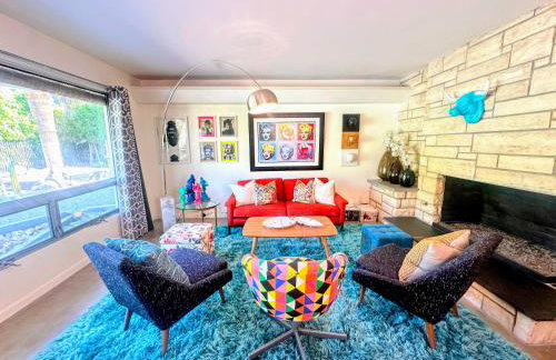 The Twin Palms Art House - vibrant, design-centric oasis, 2 mi to dowtown PS ID 3629 - Foto 7