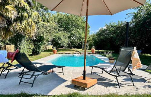 Dreams of Alaric Maison de charme avec piscine aux pieds des Pyrénées Ideal base cyclists exploring legendary climbs - Foto 15