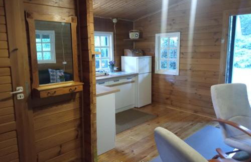 Domek i jurta nad rzeką - Foto 1