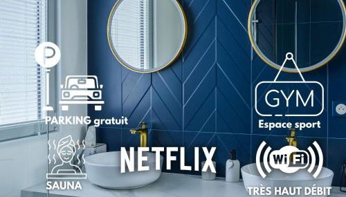 La Villa Perchée, Appartements Élégants, sauna Privé, sport, terrasses et Vue Panoramique, Parking protégé, proche PARIS - Foto 3