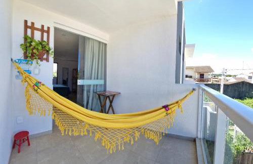 MSFlats Paripueira praia varanda c rede cozinha Wifi Ar split - Foto 48