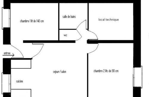 appartement Ancolie - Foto 8