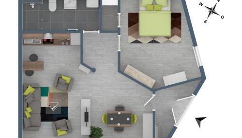 FeWo Roland Ranft direkt am Kurpark Barrierearm 60qm - Foto 4