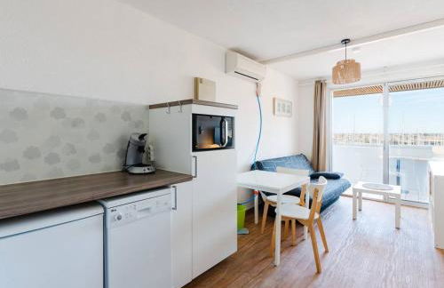 Appartement Gruissan - Parking Privé, Animaux Acceptés - FR-1-409A-16 - Foto 8