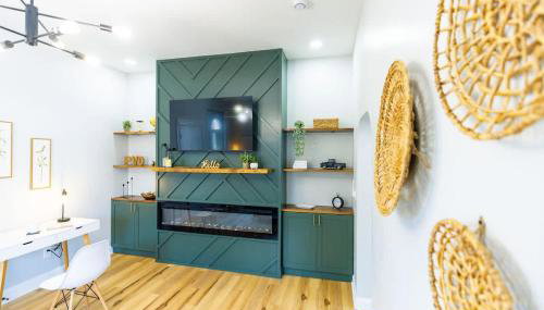 Jennifer's Broadway Cozy Gem w Fireplace King Bed - Foto 3