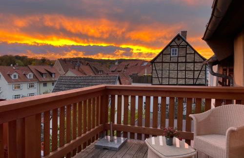 Mittelalterdomizil mit Balkon und Parkplätzen - Foto 17