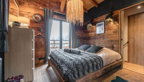 Chalet ski-in-out face au MontBlanc & Bain nordique - Foto 5, wardrobe