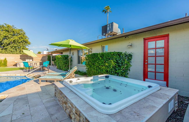 Palm Tree Paradise Heated spa Pool Firepit - Foto 45