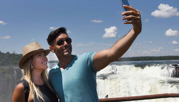 Selfie du côté argentin