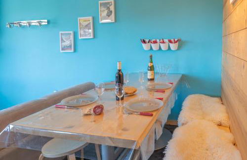 Studio cabine vue montagne au pied des pistes & commerces - Foto 4