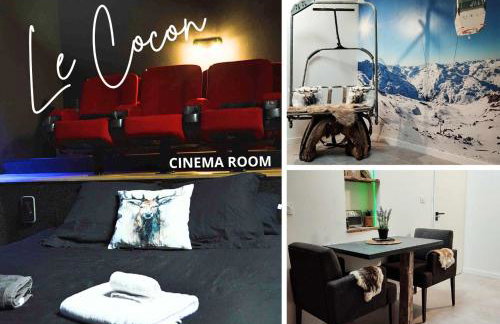 LE COCON l'unique expérience Cinéma room de la Grange Savoyarde 1km du Lac d'Annecy - Foto 3