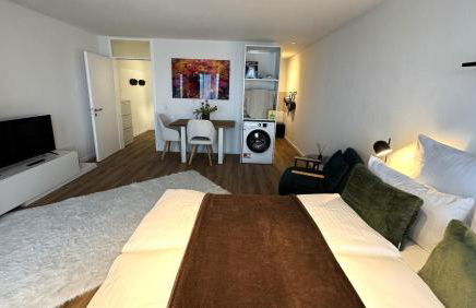 Design Apartment mit Blick auf Freiburg - Foto 18