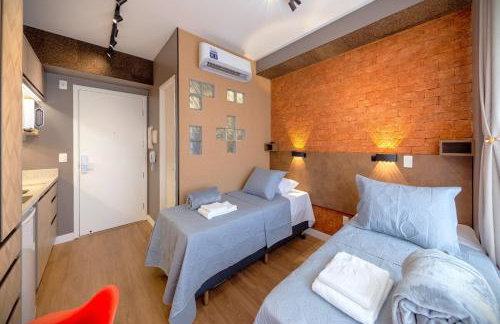 Estúdio charmoso com vaga e sacada a 50 metros do Metrô Luz - Foto 11