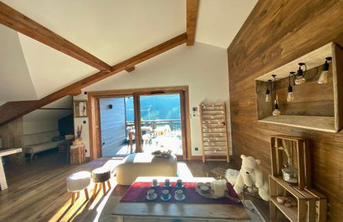 Penthouse l'Ourse Bleue - Sauna privatif - accès direct aux pistes - Foto 7