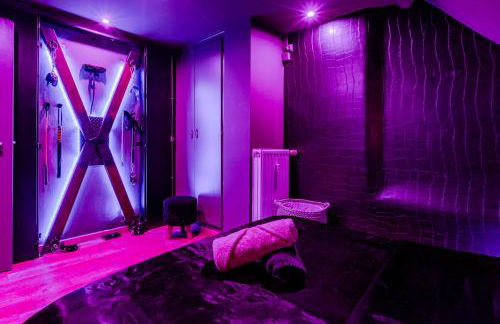 Love Room Escale du Desir - Balançoire d'amour, Croix de Saint André, Menottes et Fauteuil Tantra - love-room-alsace-67 - Foto 3