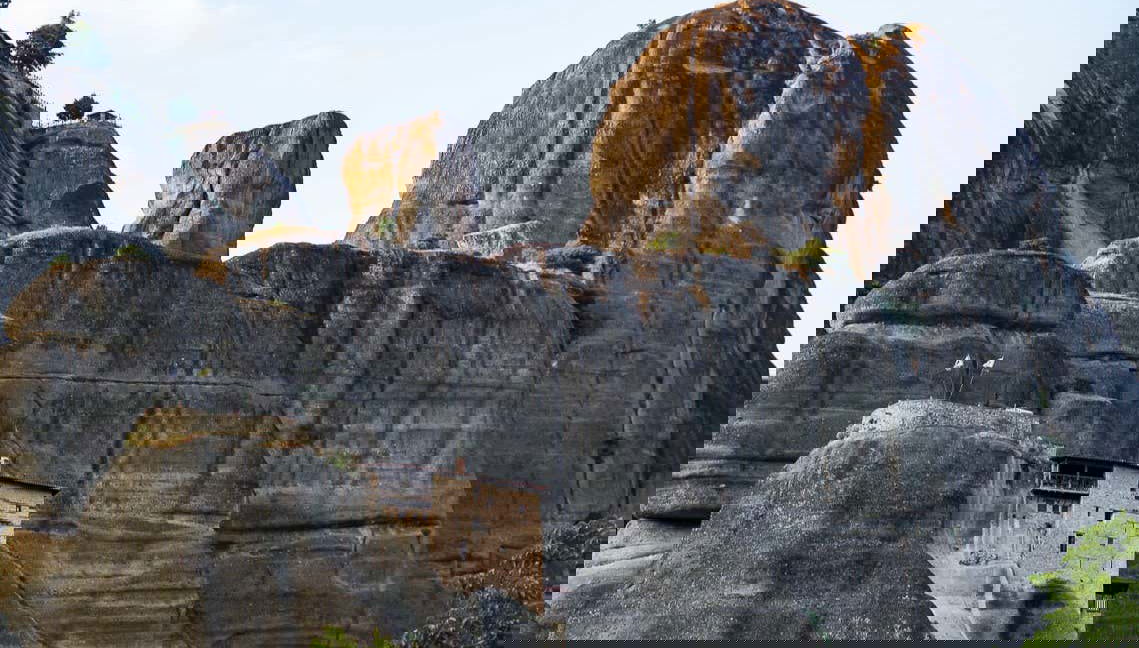 Uno dei monasteri di Meteora