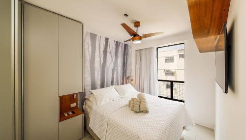 Ap Conforto Quarto e Sala com Ar e ampla Varanda - Foto 4