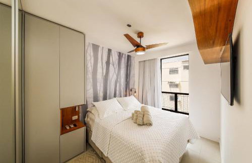 Ap Conforto Quarto e Sala com Ar e ampla Varanda - Foto 4