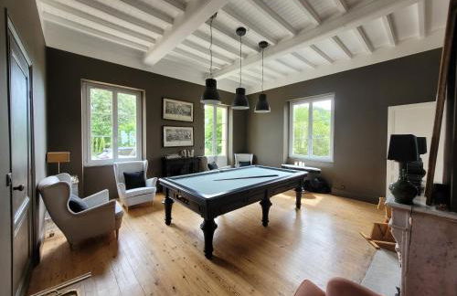 Château Bernon Gite 15 Personnes - piscine et SPA - Foto 65