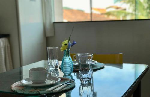 KITNET Ar condicionado, Wi Fi e varanda perto Praia Grande - Photo 12