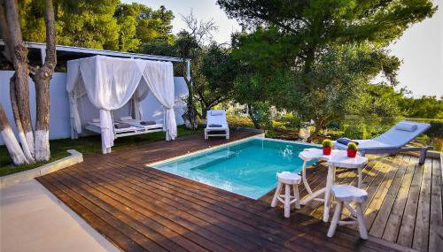 Villa Evangelia - Foto 4, Garden, sunbed, Garden view