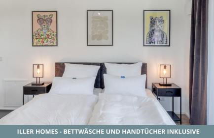 Iller Homes - 5 x Moderne Fewos je 1bis2 oder 1bis4 Pers mit Küche u Balkon - Parkplätze vorhanden - Foto 59
