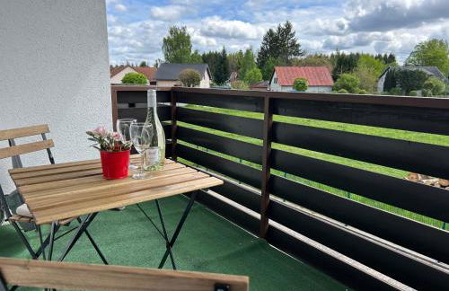 Ferienwohnung im Fichtelgebirge - nahe der Skipiste mit Balkon & Free Parking - Foto 4