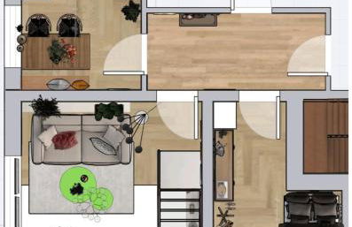 EcoCube 3 Haren - Maisonette, 2Schlafzimmer, Waschmaschine - Foto 29