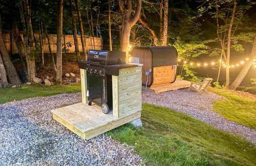 SaunaHaus - Log Cabin plus Private Sauna by the Brook - Foto 16