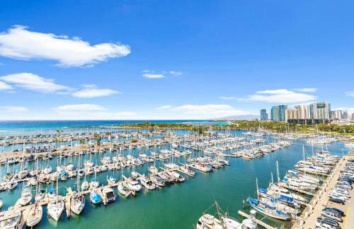 Stunning 1BR Ocean View Condo at Ilikai Marina - Foto 58