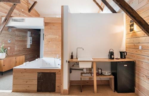 Chambre de caractère balnéo duo & vue toits - Foto 10