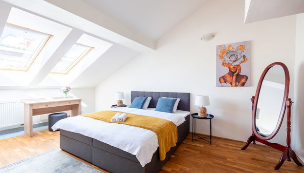 Stylish apartment with terrace in center Prague - Foto 2, Habitación