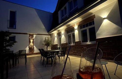 MAINTERRASSE Boardinghouse am Fluss klimatisierte Apartments mit 80qm Terrasse - Foto 46